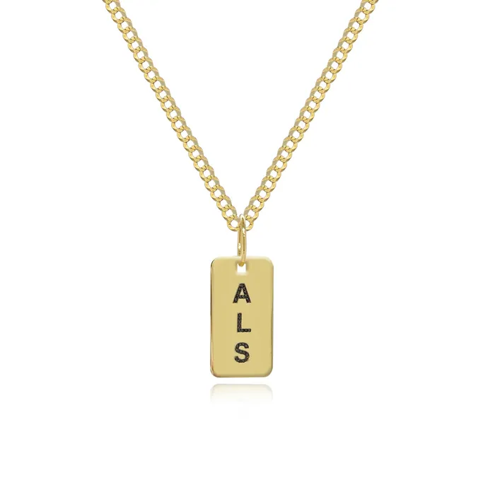 Necklaces Alev Collection Flat Cuban Men Chain