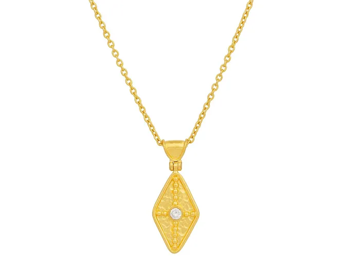Necklaces GURHAN Muse Gold Diamond Pendant Necklace Diamond Shape GG GOLD TRAD Necklaces GURHAN Muse Gold Diamond Pendant Necklace Diamond Shape GG GOLD TRAD