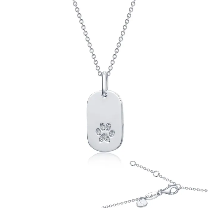 Necklaces Lafonn Paw Print Necklace