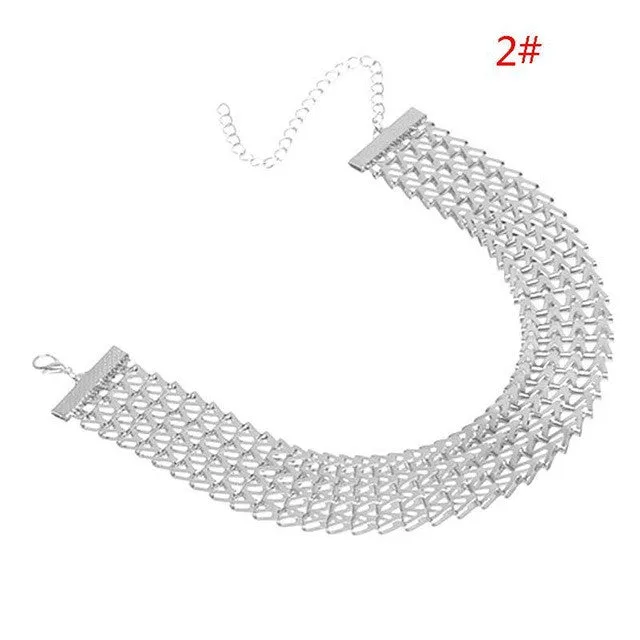 Necklaces sparklingselections Geometric V Buckle Neck Chain Retro Necklace for Women D02520 Necklaces sparklingselections Geometric V Buckle Neck Chain Retro Necklace for Women D02520