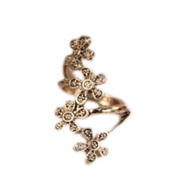 New Stylish Cute Retro Plum Flower Blossom Ring sparklingselections Rings
