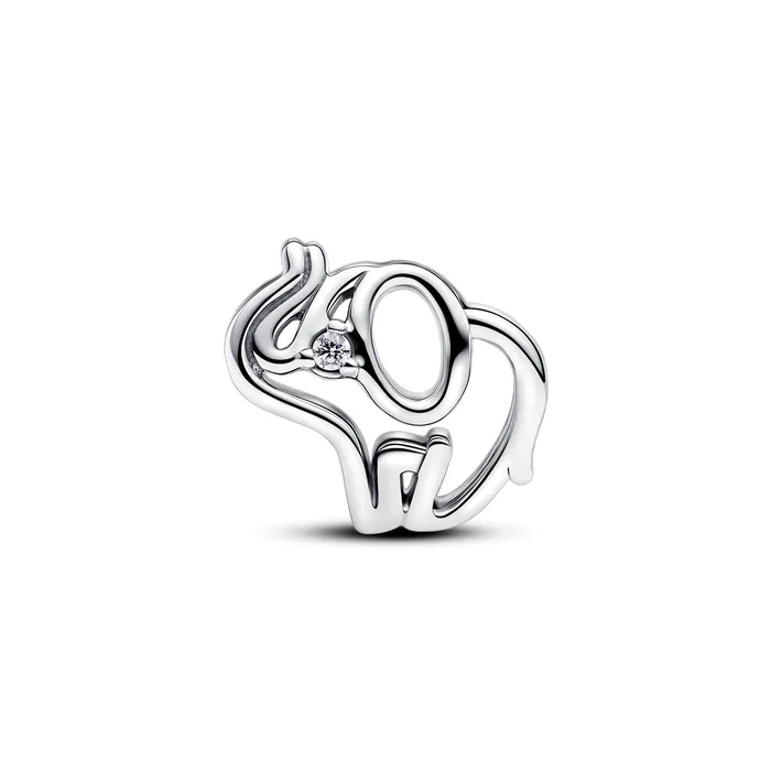 Pandora Openwork Elephant Charm Pandora Charm Necklaces