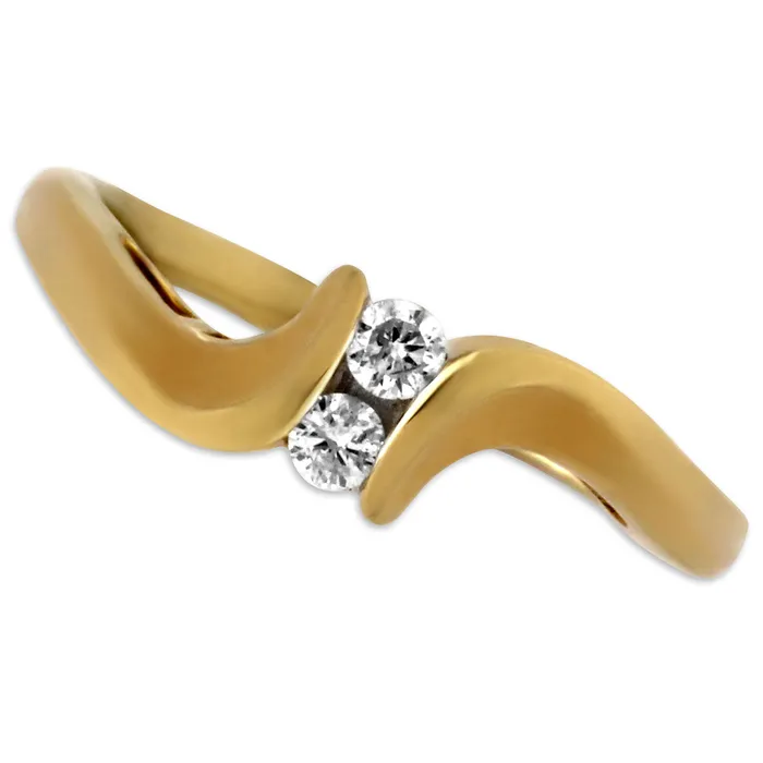 Rings Elisa Ilana Diamond 10kt Gold Promise Ring339978