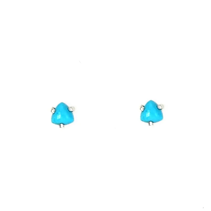 Rings Emily Amey Jewelry Gemstone Trillion studs in Sterling silver or 14k gold Rings Emily Amey Jewelry Gemstone Trillion studs in Sterling silver or 14k gold