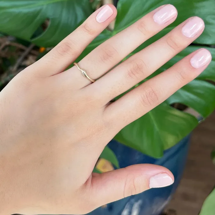 Rings Emily Amey Jewelry Ouroboros snake ring in 14k gold