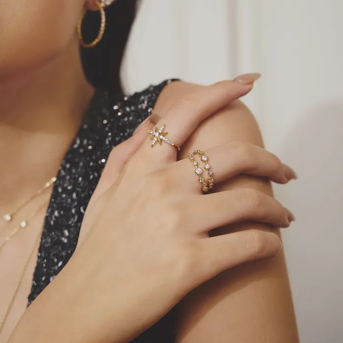 Rings Miss Dainty EightPointed Star Signet Ring Ania Haie