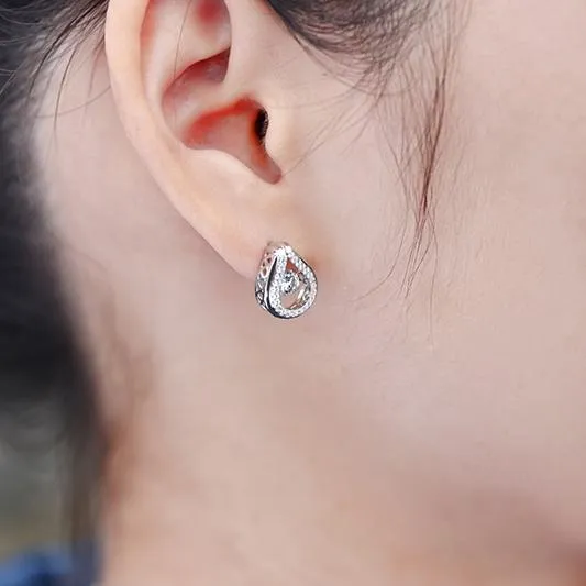 Silver Stud Earring For Women sparklingselections Earrings Silver Stud Earring For Women sparklingselections Earrings