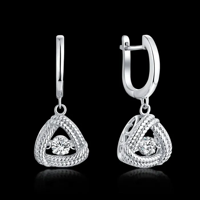 sparklingselections Earrings Dancing Natural Topaz Stylish Wedding Women Earrings