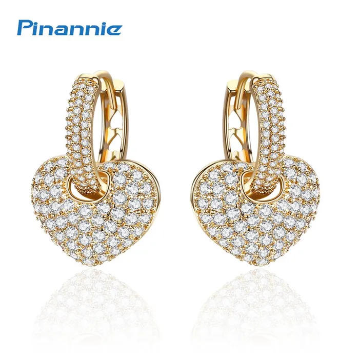 sparklingselections Earrings Heart Shape Drop Earrings for Women