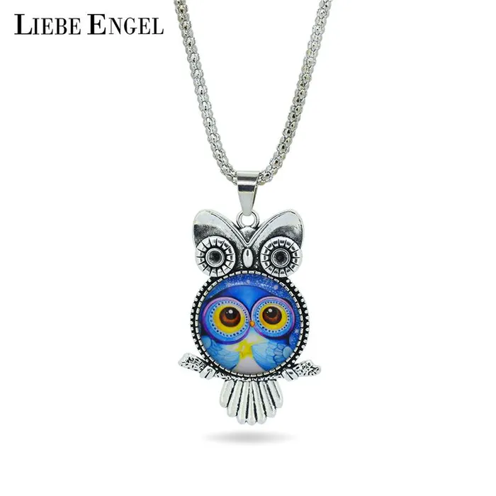 sparklingselections Necklaces Fashion Owl Pendant Necklace