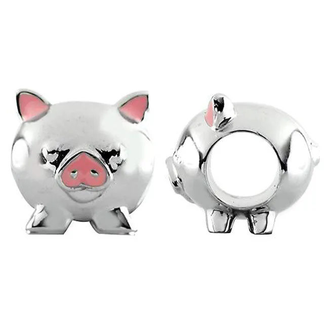 Storywheels Piggy with Enamel Sterling Silver Charm ONLY 1 AVAILABLE333716 Storywheels Rings Storywheels Piggy with Enamel Sterling Silver Charm ONLY 1 AVAILABLE333716 Storywheels Rings
