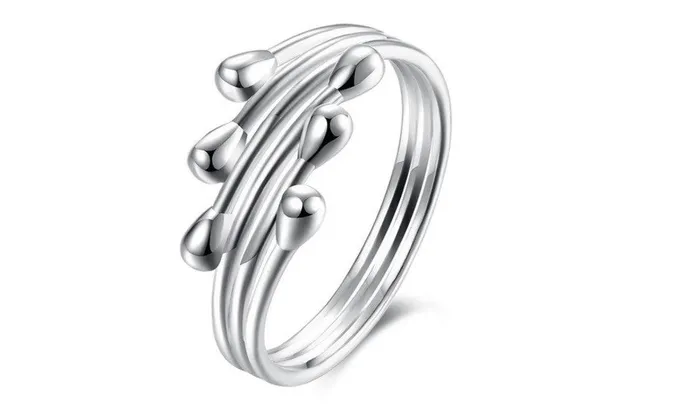 Vintage Silver Plated Ring For Women 7 sparklingselections Rings