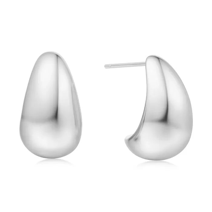 Vogue Maven Bold Dome Hoop Earrings Ania Haie Earrings