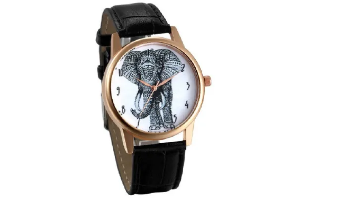 Watches sparklingselections Relogio Feminino Luxury Elephant Quartz Wrist Watch