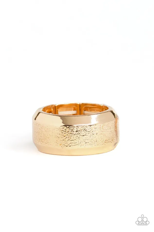 Checkmate Gold Ring Jewelry by Bretta Paparazzi Accessories Rings
