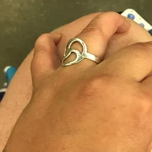 DISCREET LARGE TRISKELE RING Handmade Sterling Silver Triskelion BDSM Symbol Erosmoon Rings