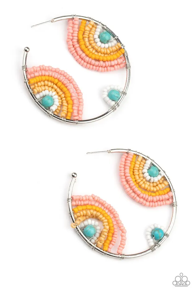Earrings Paparazzi Accessories Rainbow Horizons Multi Earrings Jewelry by Bretta