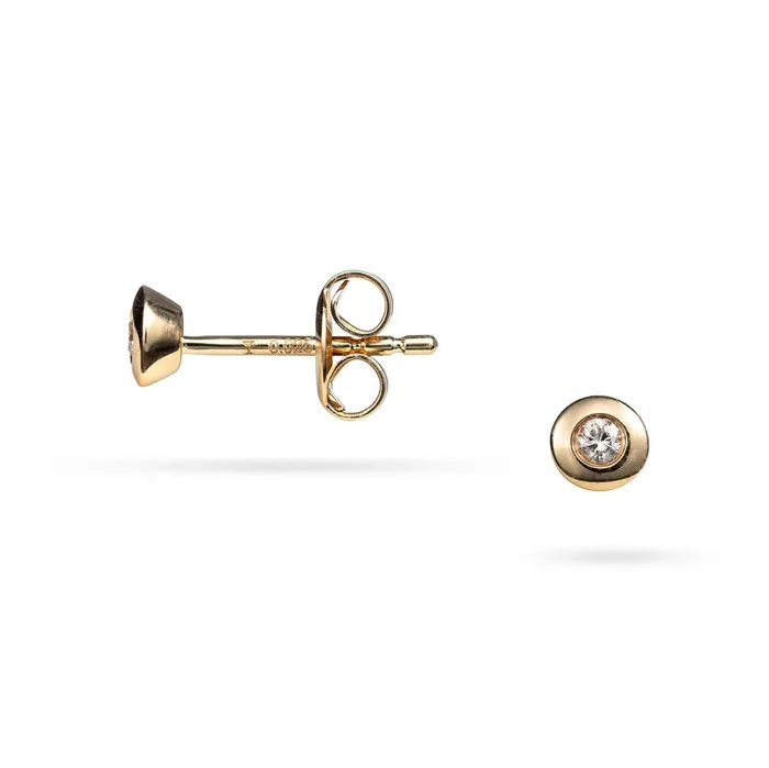 Earrings Senso Diamonds Womens gold screwon diamond earrings Senso Diamonds My First Diamonds