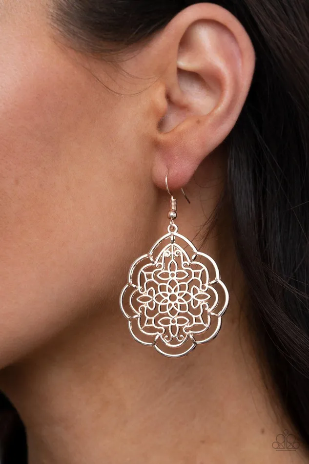Earrings Tour de Taj Mahal Rose Gold Earrings Jewelry by Bretta Paparazzi Accessories Earrings Tour de Taj Mahal Rose Gold Earrings Jewelry by Bretta Paparazzi Accessories