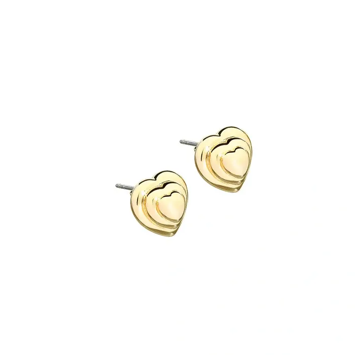 Earrings Womens heart earrings 11 cm with gold plating Chiara Ferragni Bold Chiara Ferragni