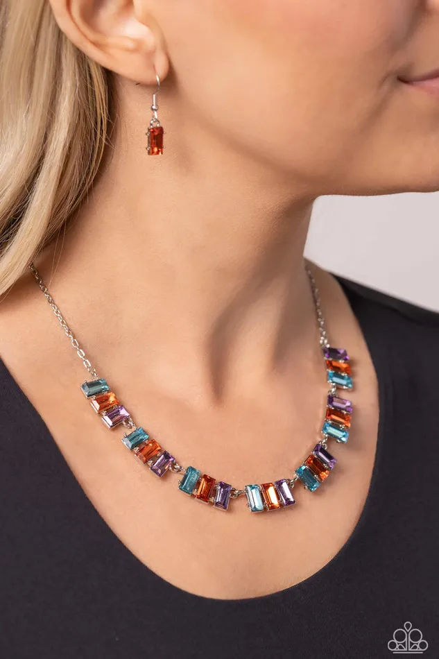 Elite Emeralds Orange Necklace Jewelry by Bretta Paparazzi Accessories Necklaces Elite Emeralds Orange Necklace Jewelry by Bretta Paparazzi Accessories Necklaces