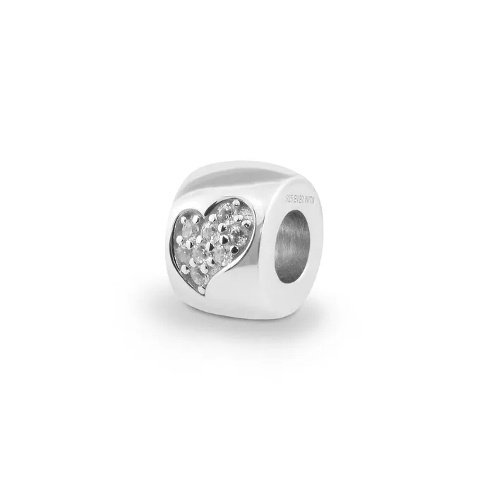 EverWith Charm Necklaces EverWith Cherish Memorial Ashes Charm Bead with Fine Crystals EverWith Charm Necklaces EverWith Cherish Memorial Ashes Charm Bead with Fine Crystals