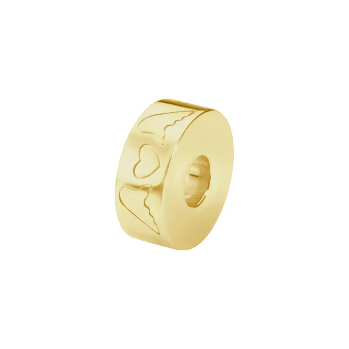 EverWith Charm Necklaces EverWith Selffill Round Winged Hearts Memorial Ashes Charm Bead