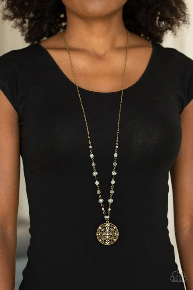 Everyday Enchantment Brass Necklace Jewelry by Bretta Paparazzi Accessories Necklaces Everyday Enchantment Brass Necklace Jewelry by Bretta Paparazzi Accessories Necklaces