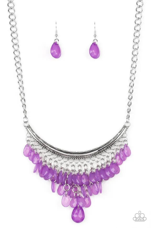 Jewelry by Bretta Necklaces Rio Rainfall Purple NecklaceJewelry By Bretta
