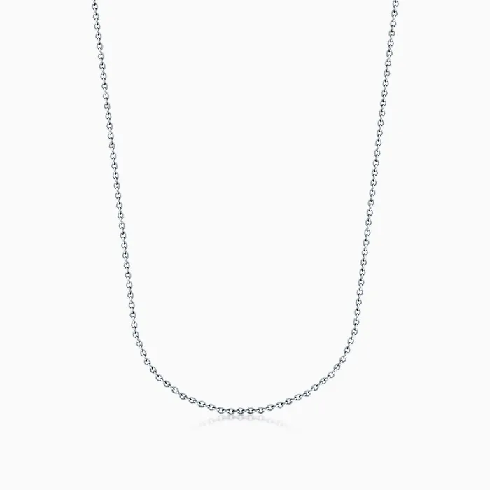 Necklaces 125mm Sterling Silver Cable Link Chain Necklace Sandy Steven Engravers Necklaces 125mm Sterling Silver Cable Link Chain Necklace Sandy Steven Engravers