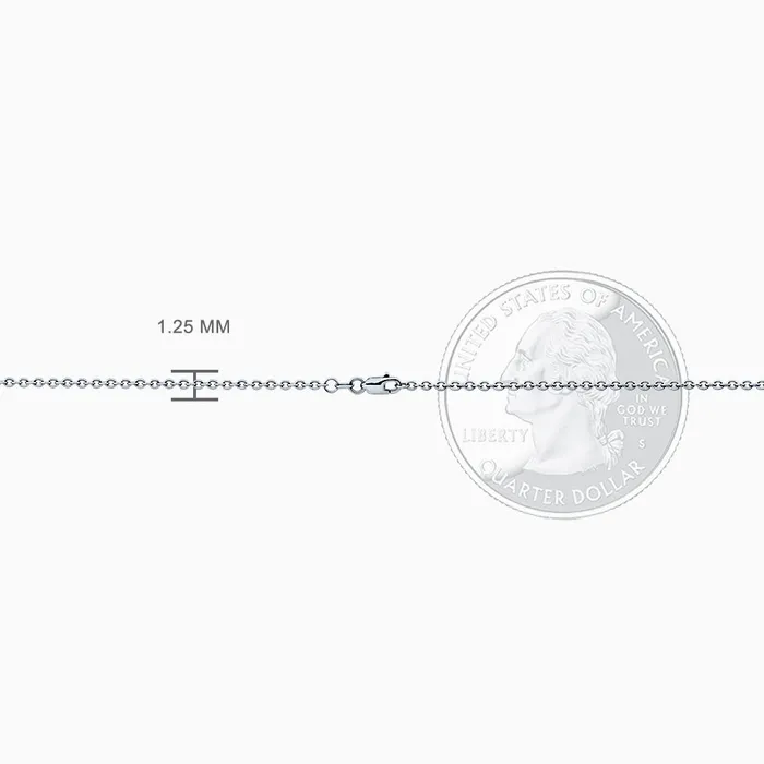 Necklaces 125mm Sterling Silver Cable Link Chain Necklace Sandy Steven Engravers Necklaces 125mm Sterling Silver Cable Link Chain Necklace Sandy Steven Engravers