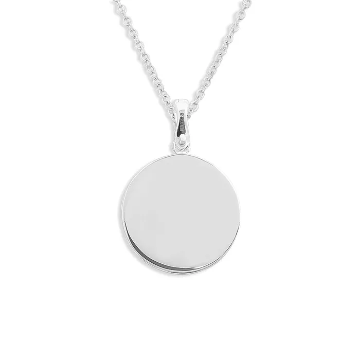 Necklaces EverWith EverWith Engraved Tree of Life Discreet Messaging Drawing Pendant
