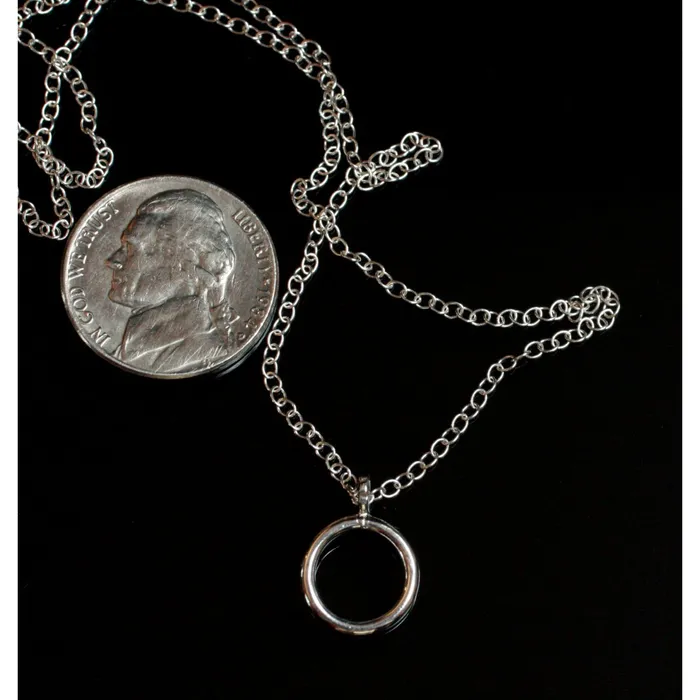 Necklaces Handmade Sterling Silver Day Collar with Discreet Petite Necklace and O Ring Versatile Unisex Design Erosmoon Necklaces Handmade Sterling Silver Day Collar with Discreet Petite Necklace and O Ring Versatile Unisex Design Erosmoon