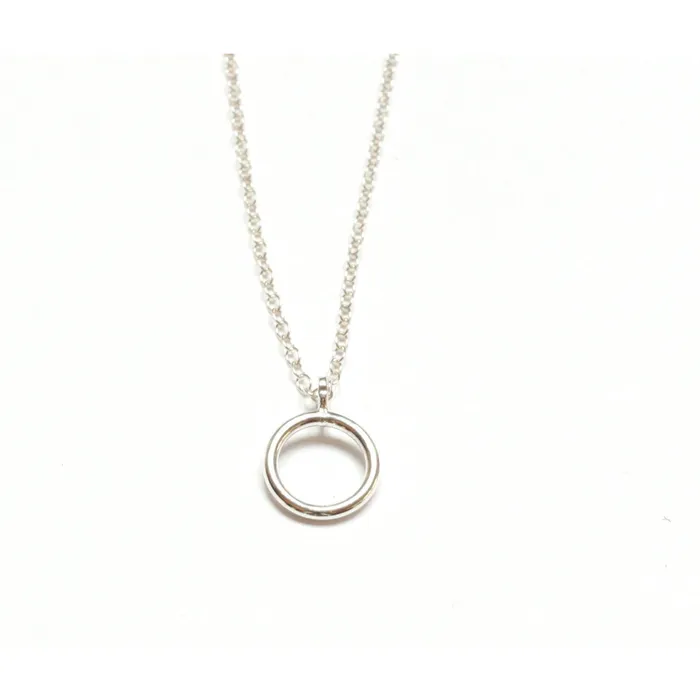 Necklaces Handmade Sterling Silver Day Collar with Discreet Petite Necklace and O Ring Versatile Unisex Design Erosmoon Necklaces Handmade Sterling Silver Day Collar with Discreet Petite Necklace and O Ring Versatile Unisex Design Erosmoon