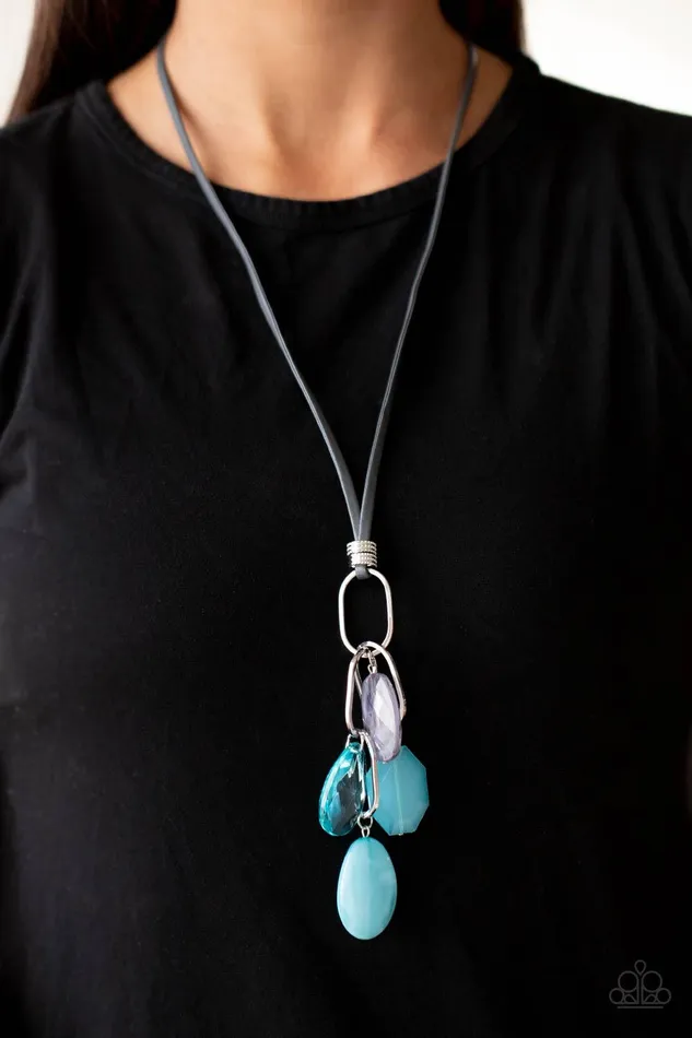 Necklaces Paparazzi Accessories Fundamentally Flirtatious Blue Necklace Jewelry by Bretta Necklaces Paparazzi Accessories Fundamentally Flirtatious Blue Necklace Jewelry by Bretta
