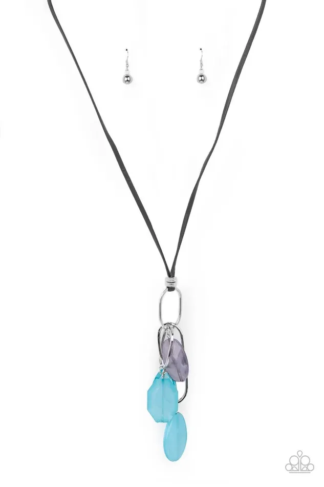 Necklaces Paparazzi Accessories Fundamentally Flirtatious Blue Necklace Jewelry by Bretta