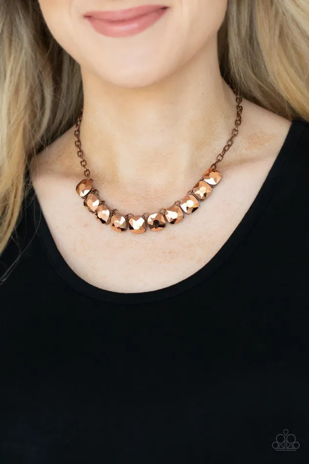 Necklaces Paparazzi Accessories Radiance Squared Copper Necklace Jewelry by Bretta Necklaces Paparazzi Accessories Radiance Squared Copper Necklace Jewelry by Bretta