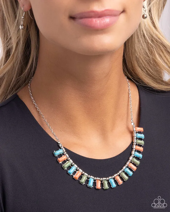 Necklaces Paparazzi Accessories Stony Shimmer Blue Necklace Jewelry by Bretta