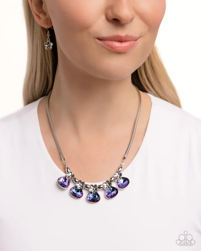 Necklaces Paparazzi Accessories Teardrop Tribute Purple Necklace Jewelry by Bretta Necklaces Paparazzi Accessories Teardrop Tribute Purple Necklace Jewelry by Bretta