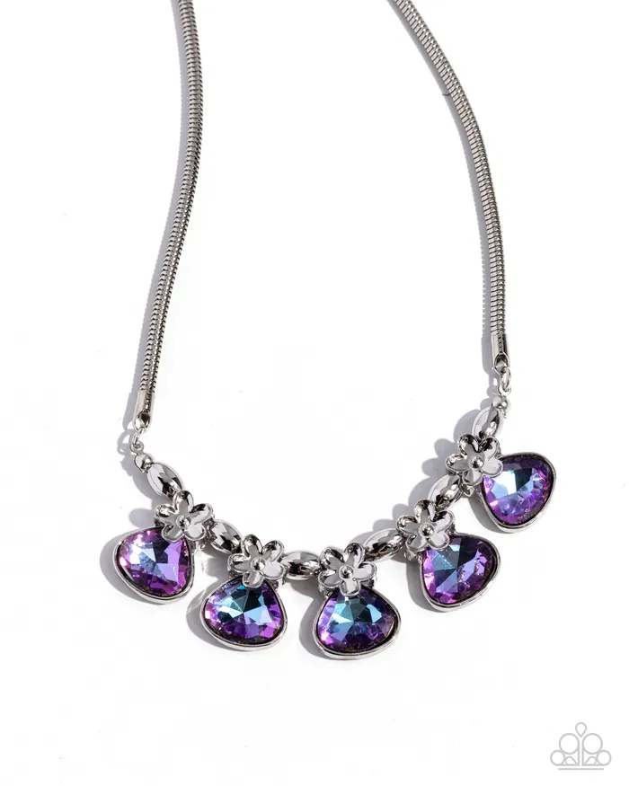 Necklaces Paparazzi Accessories Teardrop Tribute Purple Necklace Jewelry by Bretta