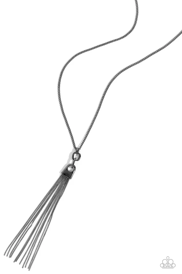 Necklaces Paparazzi Accessories The STRANDS of Time Black Necklace Jewelry by Bretta
