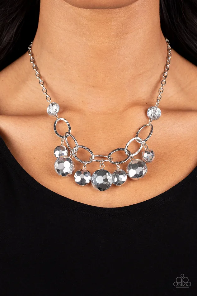 Necklaces Rhinestone River Silver Necklace Jewelry by Bretta Paparazzi Accessories Necklaces Rhinestone River Silver Necklace Jewelry by Bretta Paparazzi Accessories
