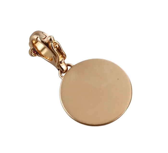 Orly Marcel Gold Ruby Heart Pendant Orly Marcel Necklaces