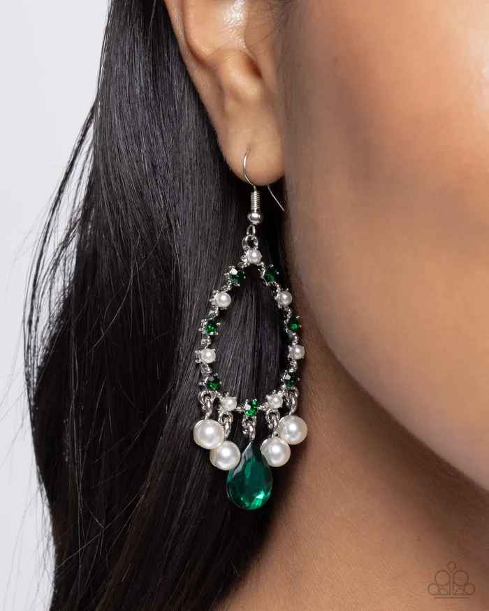 Paparazzi Accessories Baroness Behavior Green Earrings Jewelry by Bretta Earrings Paparazzi Accessories Baroness Behavior Green Earrings Jewelry by Bretta Earrings