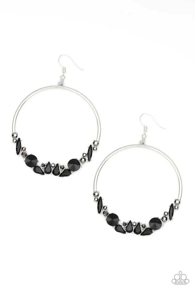 Paparazzi Accessories Earrings Business Casual Black Earrings Jewelry By Bretta