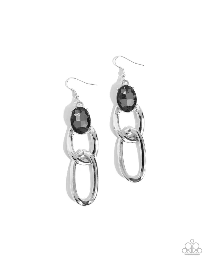 Paparazzi Accessories Earrings Lavish Loyalty Silver Earrings Jewelry by Bretta