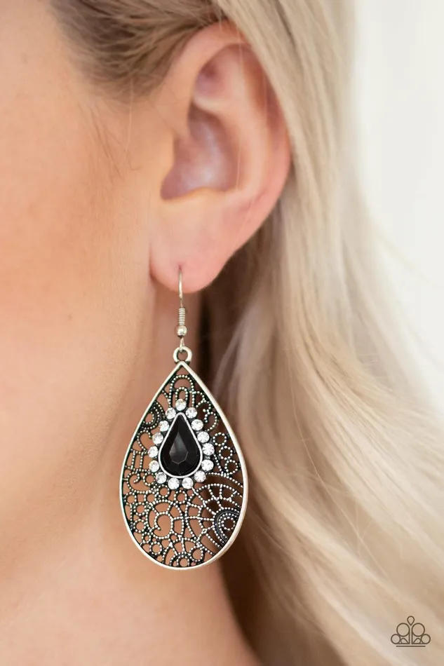 Paparazzi Accessories Earrings Modern Monte Carlo Black Earrings Jewelry by Bretta Paparazzi Accessories Earrings Modern Monte Carlo Black Earrings Jewelry by Bretta