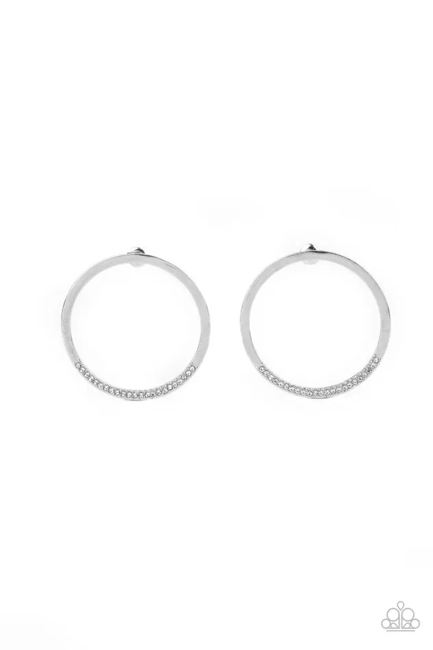 Paparazzi Accessories Earrings Spot On Opulence White Earrings Jewelry By Bretta