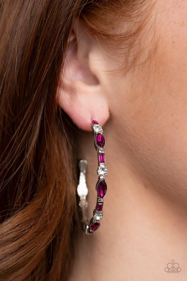 Paparazzi Accessories Earrings There Goes The Neighborhood Pink Earrings Jewelry by Bretta Paparazzi Accessories Earrings There Goes The Neighborhood Pink Earrings Jewelry by Bretta