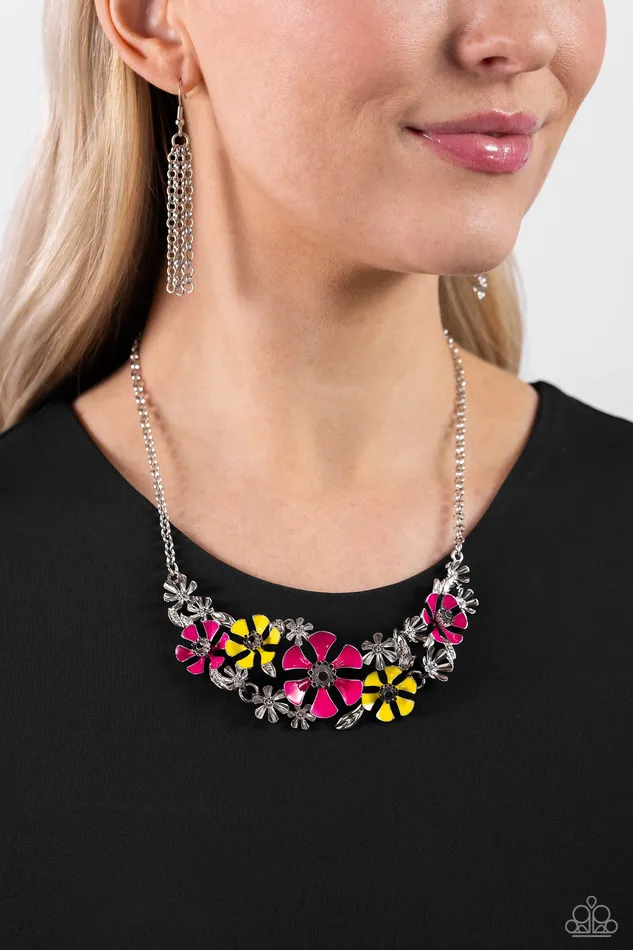 Paparazzi Accessories Necklaces Blooming Practice Pink Necklace Jewelry by Bretta Paparazzi Accessories Necklaces Blooming Practice Pink Necklace Jewelry by Bretta
